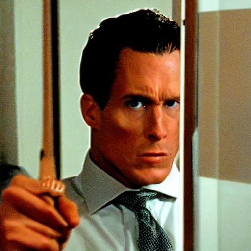 Prompt: The Intruder as The American Psycho