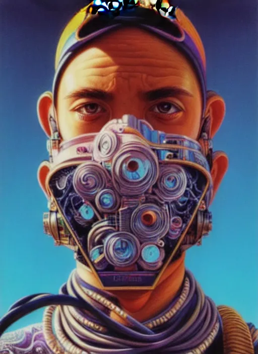 Image similar to high quality high detail portrait of a diesel punk in a futuristic city, tristan eaton, victo ngai, artgerm, rhads, ross draws, hyperrealism, intricate detailed