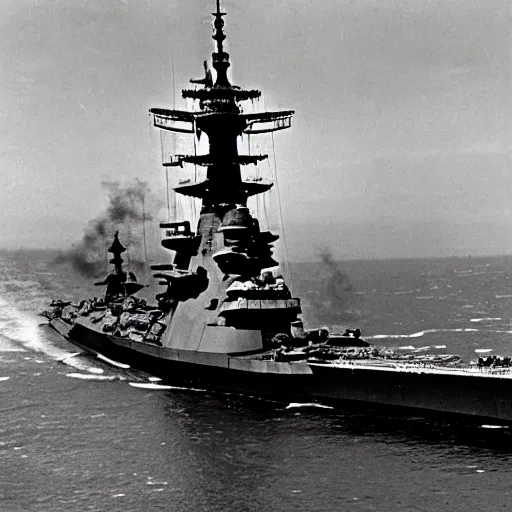 Image similar to japanese battleship yamato in 1 9 4 5