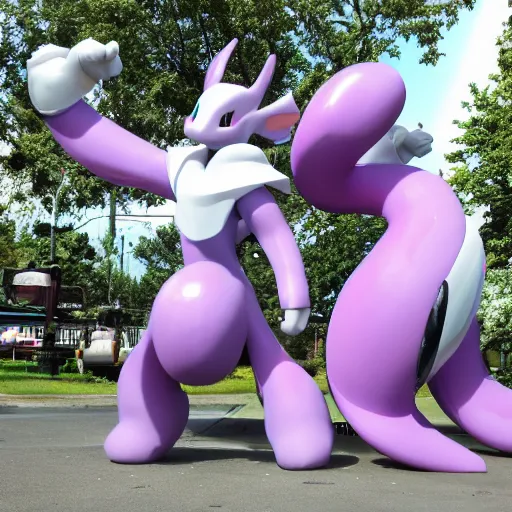 Prompt: MewTwo in Newark