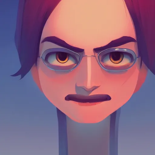 Image similar to face icon stylized minimalist regular show, loftis, cory behance hd by jesper ejsing, by rhads, makoto shinkai and lois van baarle, ilya kuvshinov, rossdraws global illumination