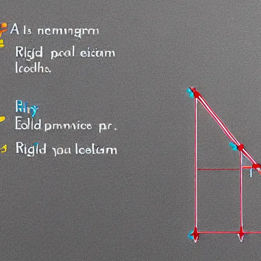 Image similar to a diagram of a physics textbook problem about rigid body equilibrium