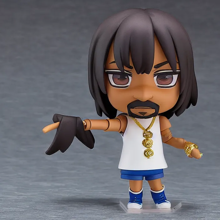 Image similar to Snoop Dogg, An anime nendoroid of Snoop Dogg, figurine, detailed product photo