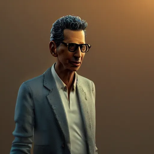 Prompt: hyperrealistic dslr film still of jeff goldblum on gold doubloon, stunning 8 k octane comprehensive 3 d render, inspired by istvan sandorfi & greg rutkowski & unreal engine, perfect symmetry, dim volumetric cinematic lighting, extremely hyper - detailed, incredibly real lifelike attributes & flesh texture, intricate, masterpiece, artstation, stunning