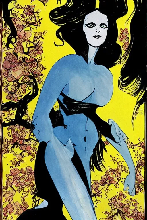 Image similar to character named dream, from sandman comic book, illustration, art by hugo pratt, portrait, comic book cover