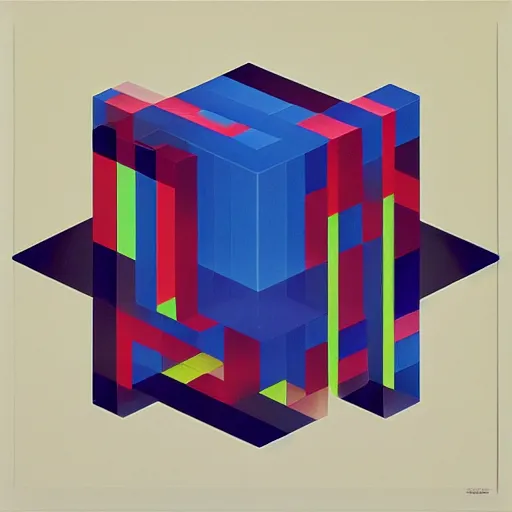 Image similar to geometric square by shusei nagaoka, david rudnick, airbrush on canvas, symmetry