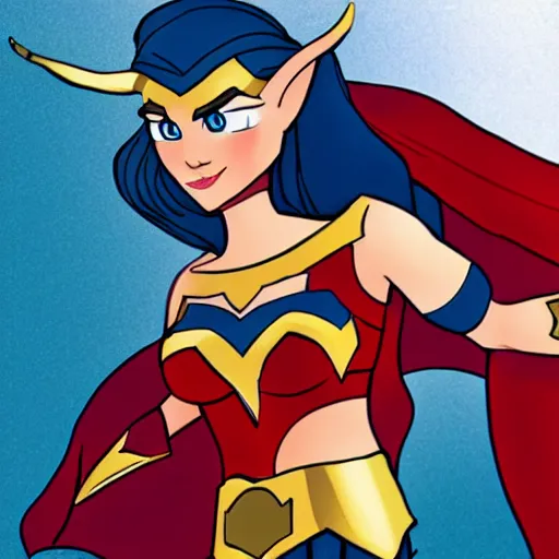 Image similar to elf wonderwoman