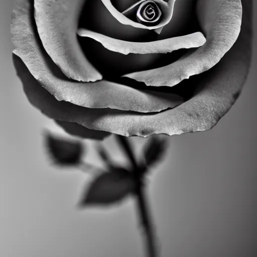 Image similar to Photo of a Rose, highly detailed, studio lighting, award winning.