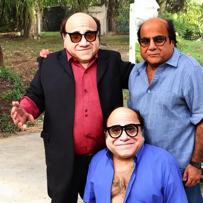 Image similar to danny devito with an indian man