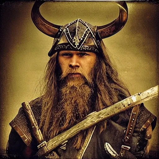 Prompt: “A Viking with severe Covid-19”