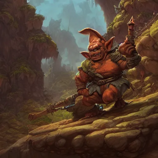 Prompt: a detailed matte painting of a goblin, by justin gerard and jesper ejsing, digital art, realistic painting, dnd, character design, trending on artstation