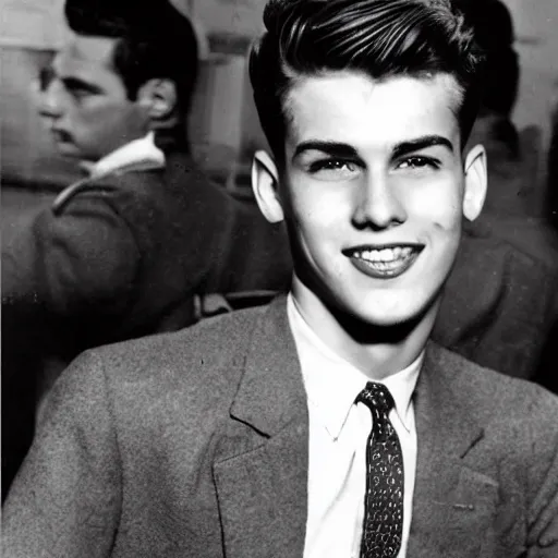 Prompt: a very handsome rebellious hot young guy, 1 9 5 8 photo