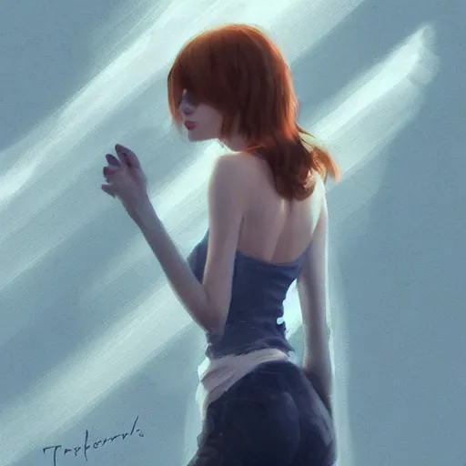 Prompt: fashion model emma stone ,digital art photorealistic art by greg rutkowski by wlop high detail comic sharp vector lineart dramtic lighting artstation by trevor henderson by rossd raws cinematic dramatic