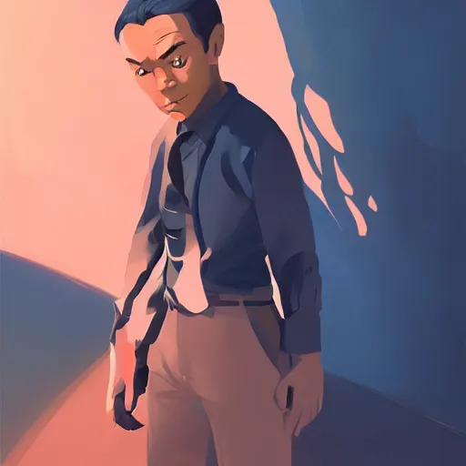 Image similar to face icon stylized minimalist agent 0 0 7, loftis, cory behance hd by jesper ejsing, by rhads, makoto shinkai and lois van baarle, ilya kuvshinov, rossdraws global illumination