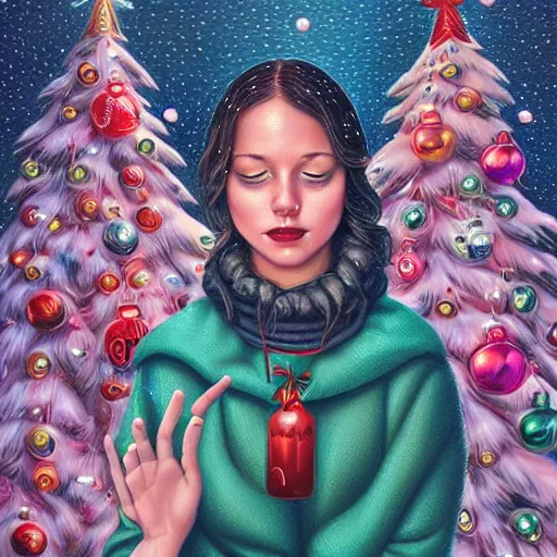 Image similar to christmas festivity by casey weldon and martine johana, rich colors, intricate, elegant, highly detailed, centered, digital painting, artstation, concept art, smooth, sharp focus, illustration