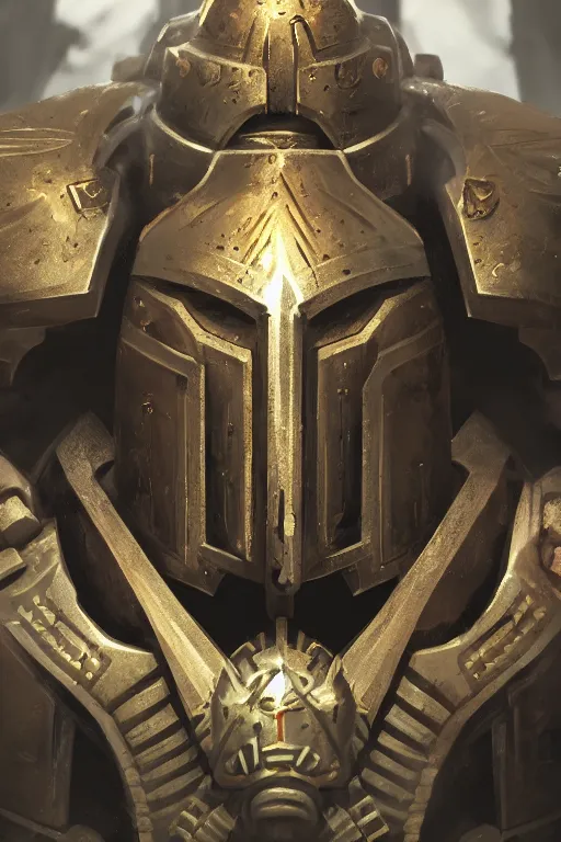 Image similar to armor portrait heros warhammer 4 0 k horus heresy fanart - the primarchs emperor by johannes helgeson animated with vfx concept artist & illustrator global illumination ray tracing hdr fanart arstation zbrush central hardmesh 8 k octane renderer comics stylized