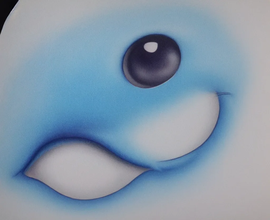 Image similar to beautiful matte airbrush of a glossy water drop dripping on a white background, inspired by 8 0's airbrush illustrations, art by pater sato