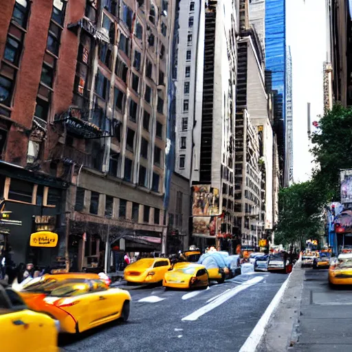 Prompt: new york streets