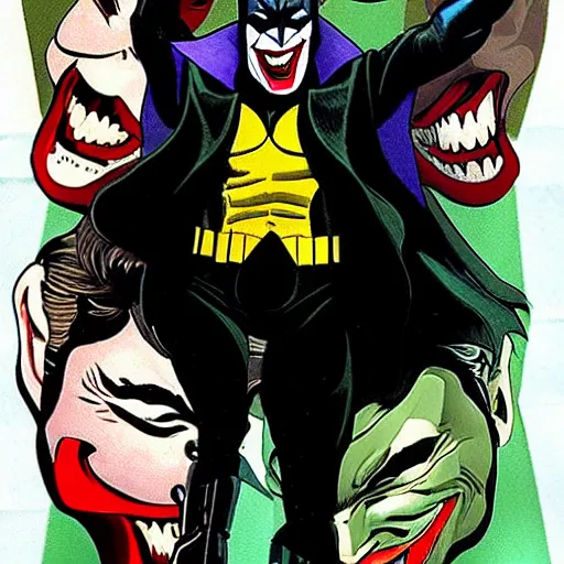 Image similar to batman as the joker