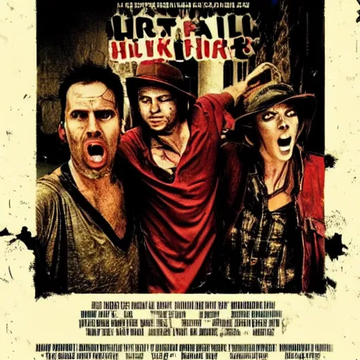 Image similar to a poster of the movie hostel by eli roth, dark, horror, eerie, award winning