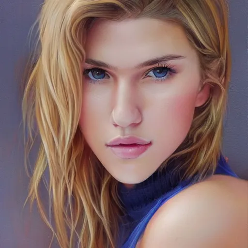 Image similar to eugenie bouchard in the style of stefan kostic, realistic, full body, sharp focus, 8 k high definition, insanely detailed, intricate, elegant, art by stanley lau and artgerm