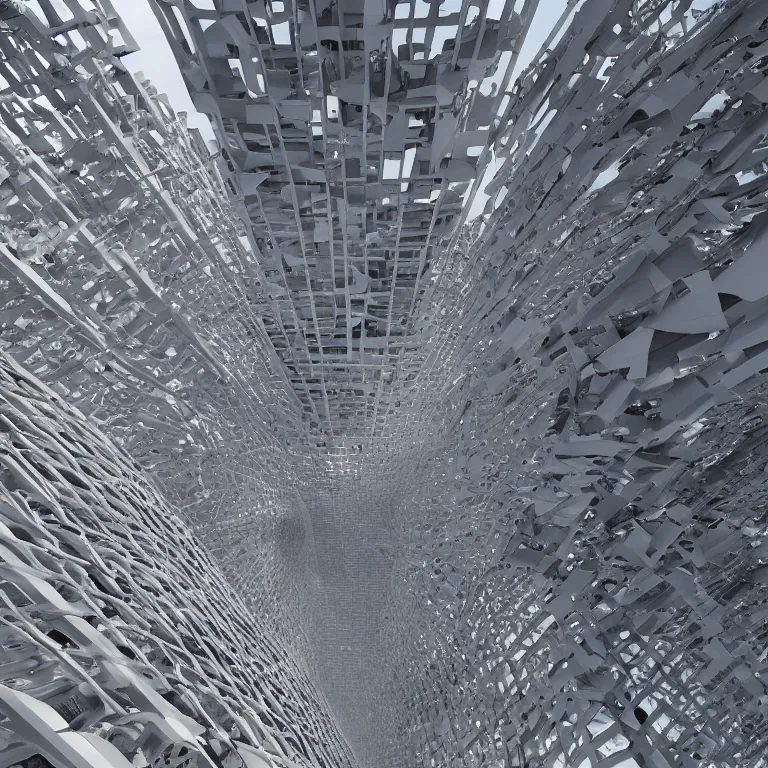 Prompt: close up octane render by ricardo bofill and buckminster fuller and robert hubert, a giant futuristic skyscraper made out of bones in a sinister hellish landscape, very short depth of field, bokeh