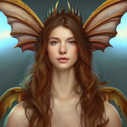 Image similar to Perfectly-centered portrait-photograph of a Winged Dragon, lifelike, super highly detailed, professional digital painting, artstation, concept art, smooth, sharp focus, extreme illustration, Unreal Engine 5, Photorealism, HD quality, 8k resolution, cinema 4d, 3D, beautiful, cinematic, art by artgerm and greg rutkowski and alphonse mucha and loish and WLOP