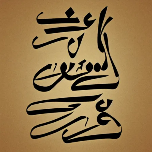 Prompt: hangul - arabic fusion script