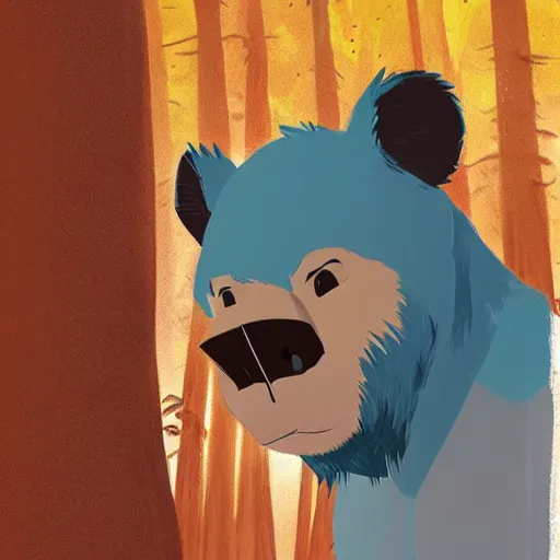 Image similar to Visual development for Disney’s Brother Bear