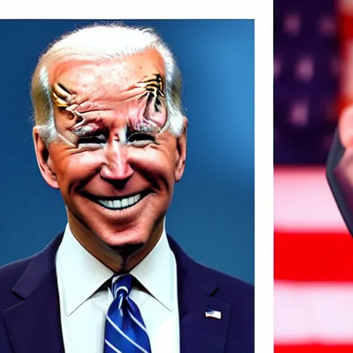 Image similar to donald trump mixed with joe biden