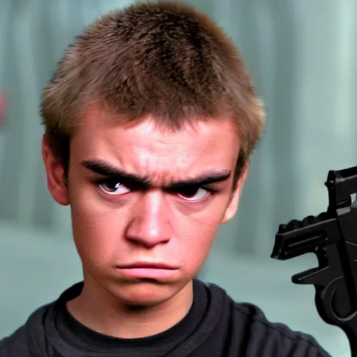 Image similar to angry, pissed off, nikolas cruz as anakin skywalker in star wars episode 3, 8k resolution, full HD, cinematic lighting, award winning, anatomically correct