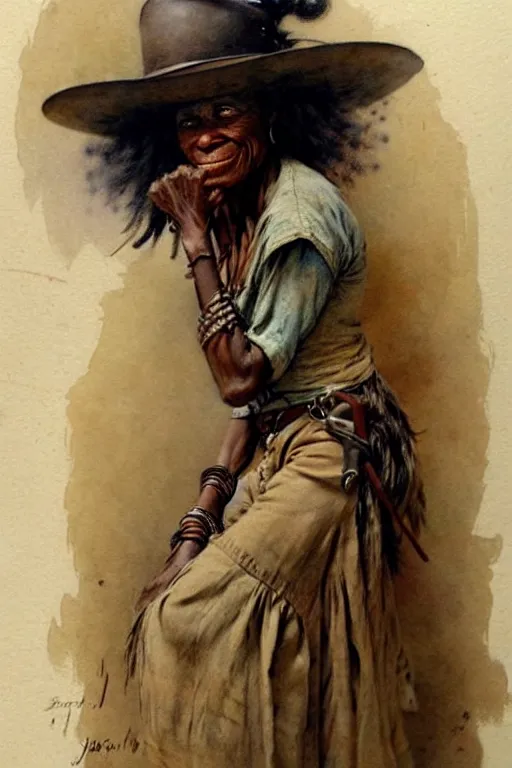 Image similar to (((((1950s wild west indian woman . muted colors.))))) by Jean-Baptiste Monge !!!!!!!!!!!!!!!!!!!!!!!!!!!