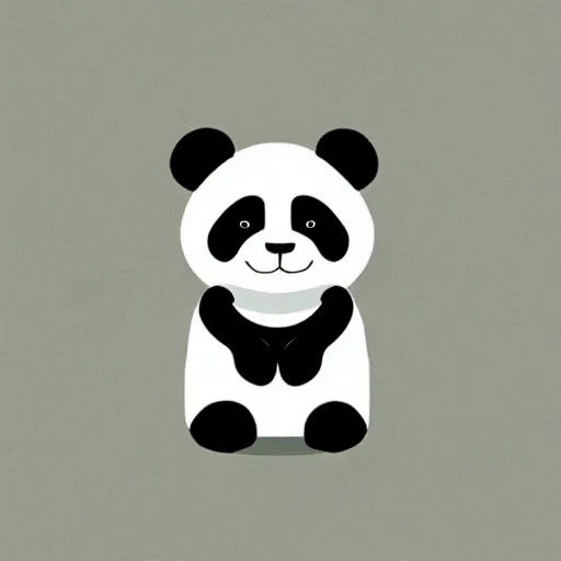 Prompt: super cute and funny giant panda avatar, illustration, 2 d, flat style, flat