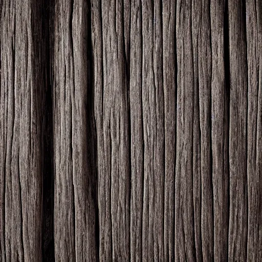 Image similar to rustic dark wood bark texture, award winning photo, volumetric lighting, vintage, gritty, upscaled, hd 8 k, seamless, fine detail, ultra - realistic