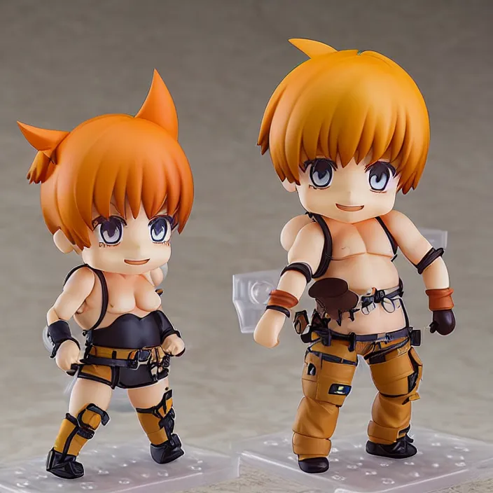 Image similar to fred f ’ instones, an anime nendoroid of fred flinstones, figurine, detailed product photo