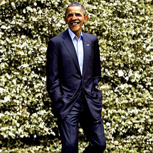 Prompt: barack obama wearing uniqlo, fashion photography