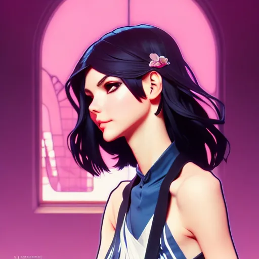 Image similar to a beautiful victoria justice, art by ilya kuvshinov and lois van baarle and alphonse mucha and ross tran and range murata and artgerm, digital art, highly detailed, intricate, sharp focus, trending on artstation hq, deviantart, pinterest, unreal engine 5, 4 k uhd image