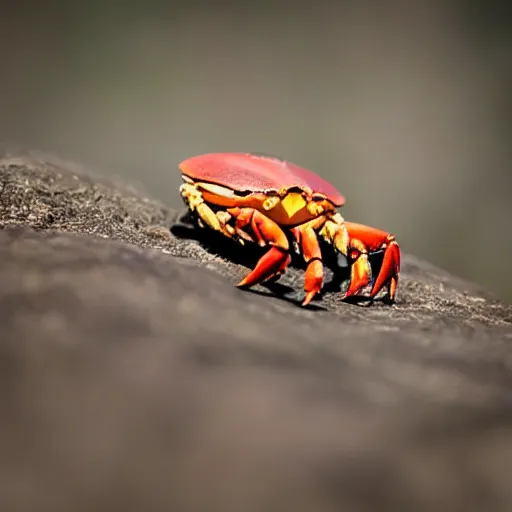 Prompt: a crab - cat - hybrid, animal photography