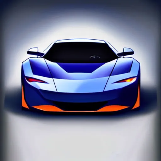 Prompt: a supercar in a dark studio room. The car has a special paint that has homogeneous look of a Tanzanite, Opal, Kunzite gemstone. in the style of artgerm.