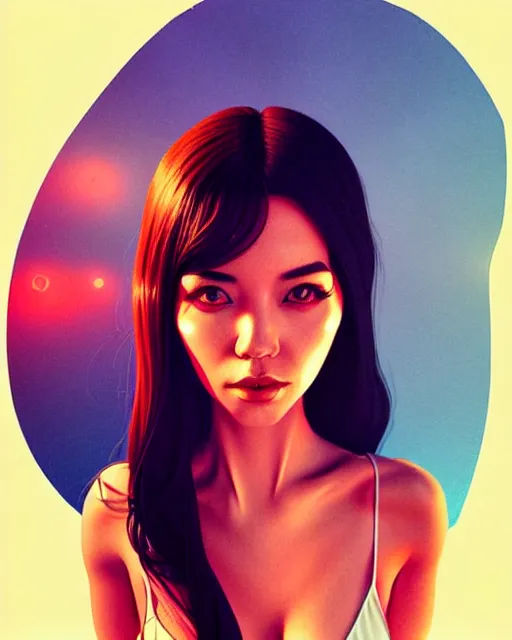 Prompt: richly detailed color illustration of a strangers-in-the-night illustrated by Artgerm and Mina Petrovic and Timothy Kong and Marina Federovna. 3D shadowing
