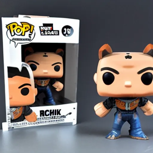 Image similar to rhino as a truck funko pop