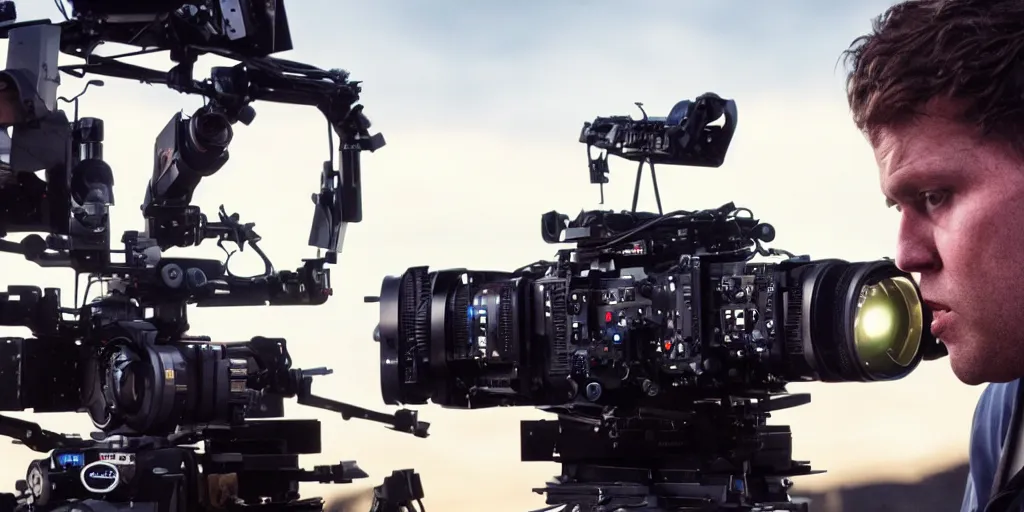 Image similar to epic scene from the new blockbuster, cinematic, arri alexa, wideangle, bokeh