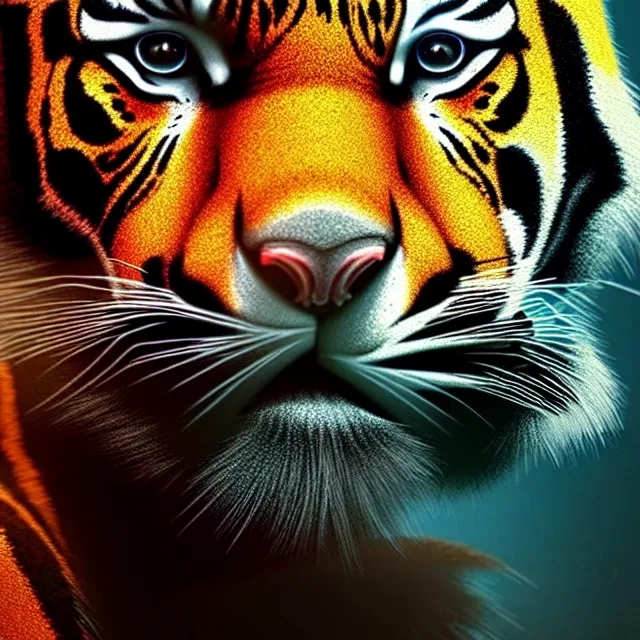 Prompt: epic professional digital art of 🐅 📱 💥 ❎ , best on artstation, cgsociety, wlop, Behance, pixiv, astonishing, impressive, outstanding, epic, cinematic, stunning, bounce lighting, gorgeous, concept artwork, much detail, much wow, masterpiece.