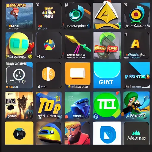 Image similar to arrow 3 d play store app icon material design pixar by rossdraws
