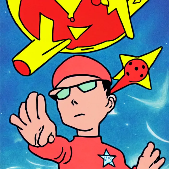 Prompt: starman from earthbound
