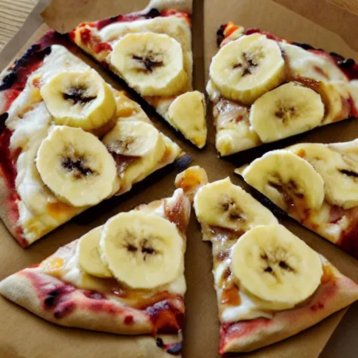 Image similar to banana flavor pizza