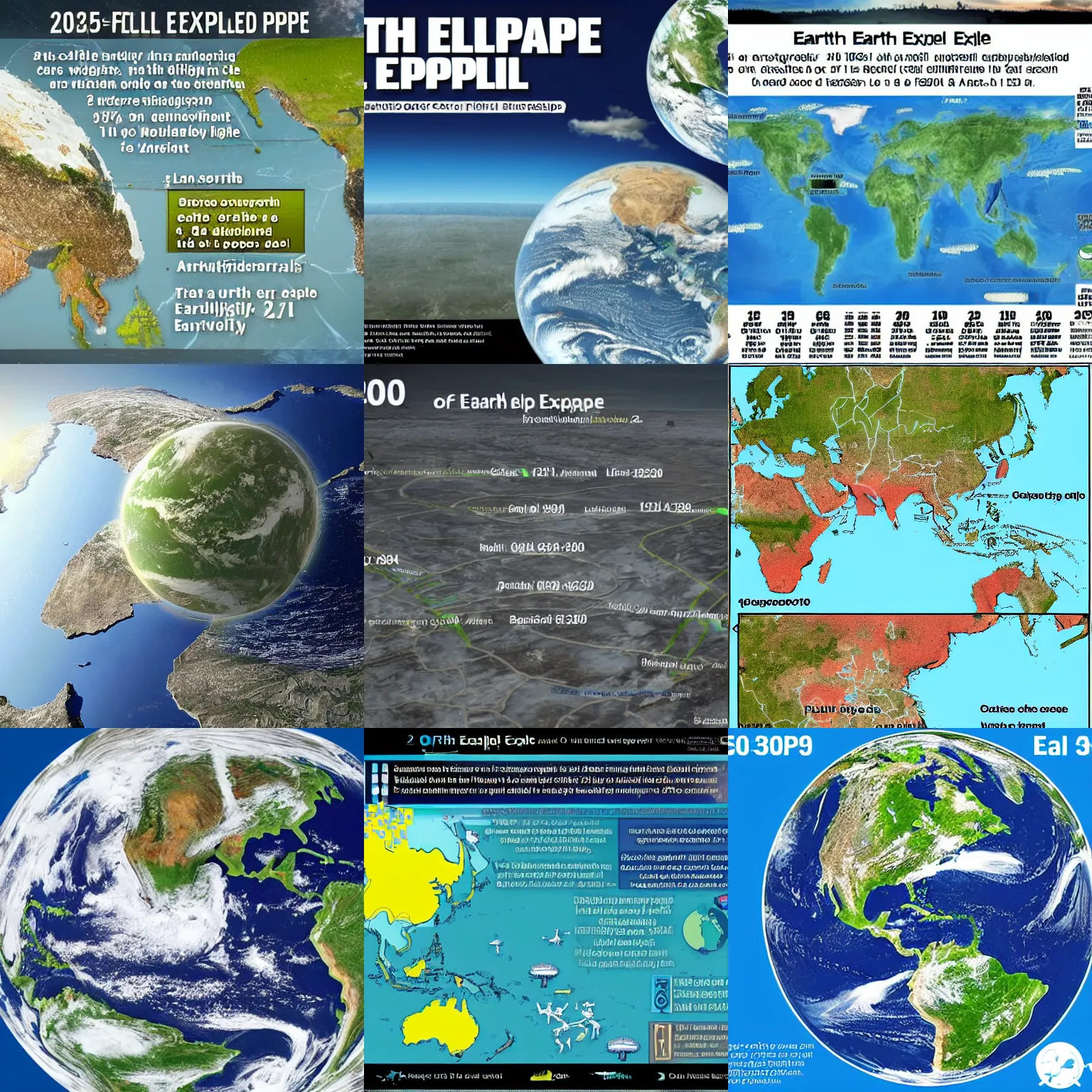 Prompt: 2 0 3 0 earth collapse