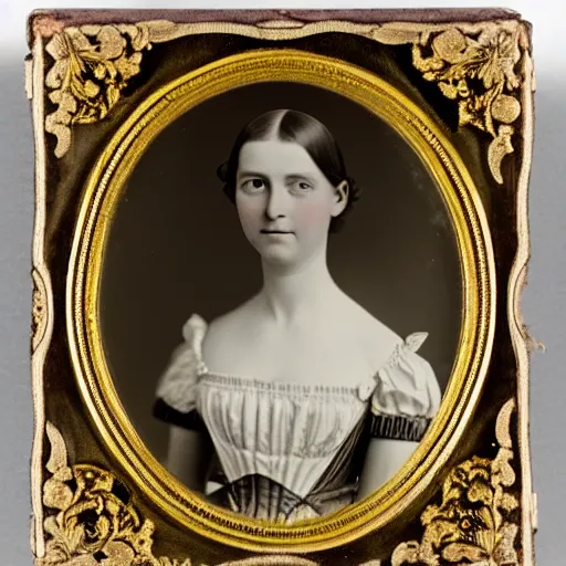 Image similar to a german young adult princess, circa 1 8 5 4