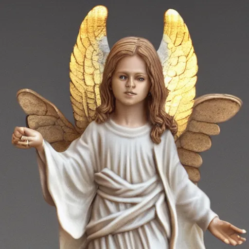 Image similar to bible accurate angel, 8k, high detail, realistic, scary