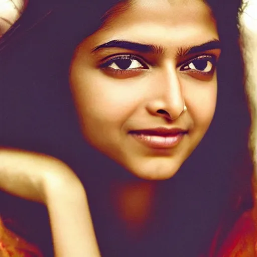 Prompt: dslr photo portrait still of beautiful cute 1 5 year old age 1 5 deepika padukone at age 1 5!!!, 8 5 mm f 1. 8 by edward robert hughes, annie leibovitz and steve mccurry, david lazar, jimmy nelsson